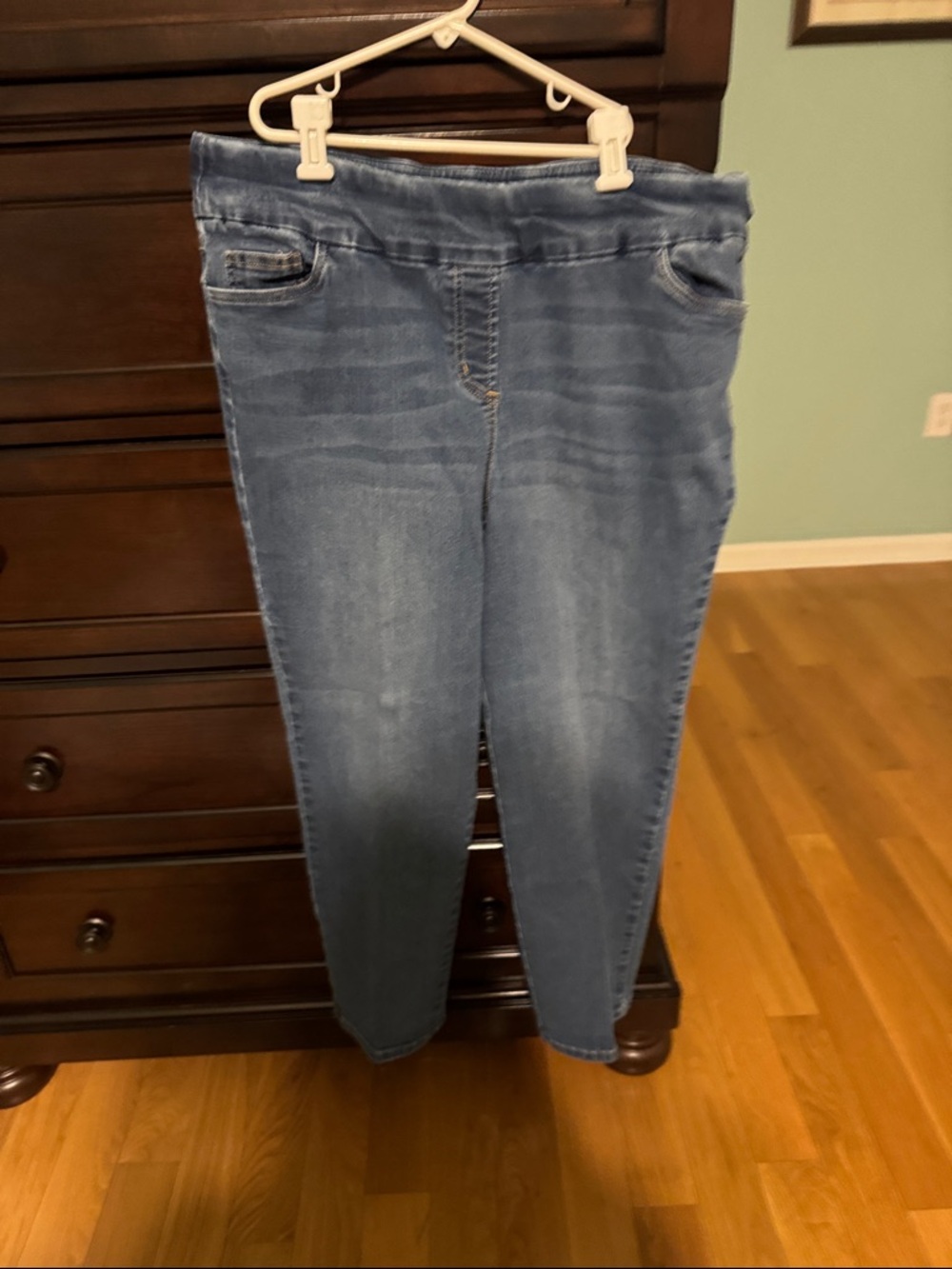 Alfred Dunner Light Blue Pull-On Jeggings